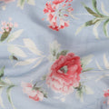 Sky Blue Synthetic Chiffon Fabric 110cm