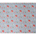 Sky Blue Synthetic Chiffon Fabric 110cm