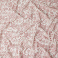 Rust Cream Digital Print Lawn Fabric 110cm