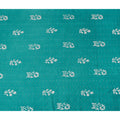 Jade Green Embroidered Cotton Voile Fabric 110cm