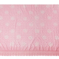 Baby Pink Embroidered Cotton Voile Fabric 110cm