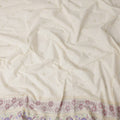 Ivory Cream Cotton Cotton Fabric 110cm
