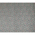 Grey Multicolor Floral Embroidered Cotton Voile 110cm