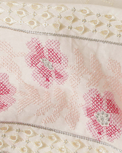Cream Ivory Cotton Cotton Fabric 110cm