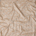 Peach Pink Silver Diamond Embroidered Voile 110cm