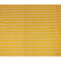 Mustard Yellow Stripe Embroidered Cotton Voile 110cm