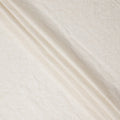 White Self Cotton Voile Fabric 110cm India