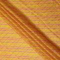 Golden Yellow Stripe Chiffon Fabric