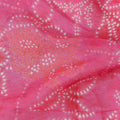 Magenta Pink Batik Chiffon Fabric