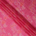 Magenta Pink Batik Chiffon Fabric