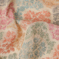 Multicolor Paisley Cotton Voile Embroidery Fabric 110cm India