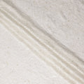 Pearl White Floral Sequin Georgette Fabric 110cm