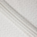 Snow White Pure Silk Georgette Fabric 110cm