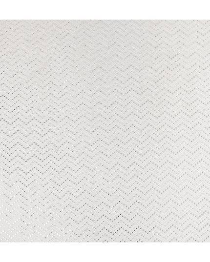 Snow White Pure Silk Georgette Fabric 110cm