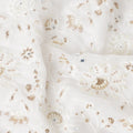 Cream Ivory Pure Silk Georgette Fabric 110cm