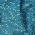 Blue Stripe Cotton Lawn Printed Fabric 110cm India