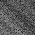 Black Paisley Cotton Lawn Printed Fabric 110cm India