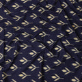 Blue Leaf Cotton Lawn Printed Fabric 110cm India