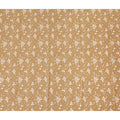 Brown Floral Cotton Lawn Printed Fabric 110cm India