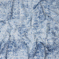 Blue Abstract Cotton Lawn Printed Fabric 110cm India
