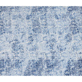 Blue Abstract Cotton Lawn Printed Fabric 110cm India