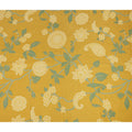 Yellow Floral Cotton Lawn Printed Fabric 110cm India