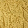 Yellow Abstract Cotton Lawn Printed Fabric 110cm India