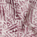 Purple Abstract Cotton Lawn Printed Fabric 110cm India
