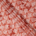Pink Batik Cotton Lawn Printed Fabric 110cm India