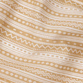 Beige Stripe Cotton Lawn Printed Fabric 110cm India