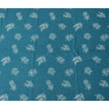 Blue Bouquet Cotton Lawn Printed Fabric 110cm India