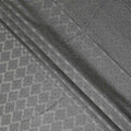 Steel Grey Synthetic Tussar Embroidery Fabric 110cm