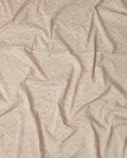 Beige geometric Fabric 150cm | Regal Fabrics