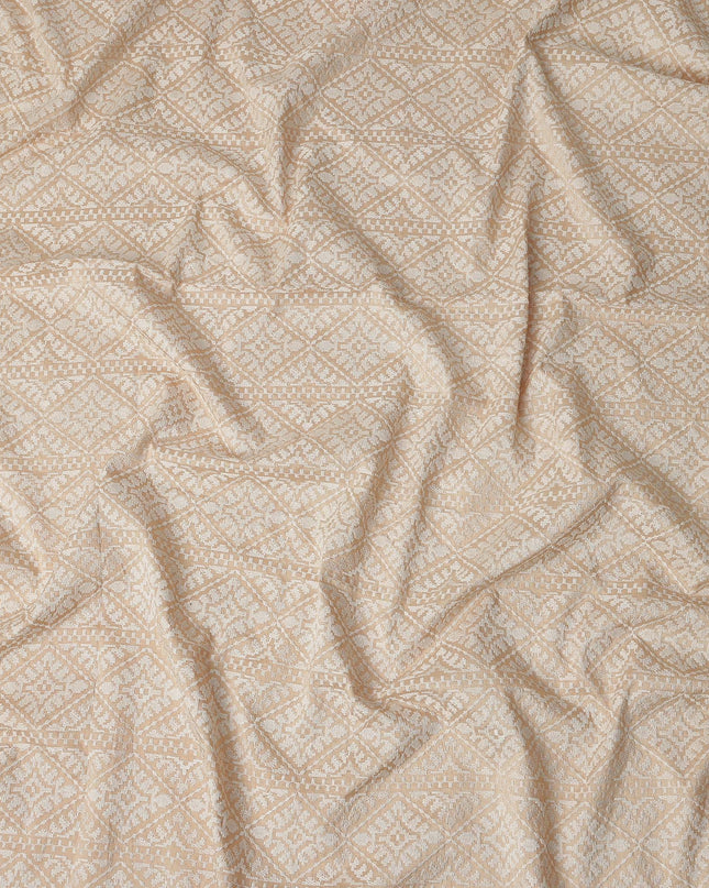 Beige geometric Fabric 150cm | Regal Fabrics