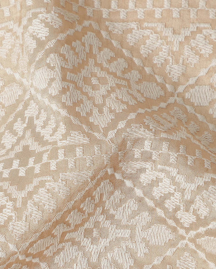 Beige geometric Fabric 150cm | Regal Fabrics