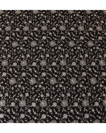 Black floral Fabric 150cm | Regal Fabrics