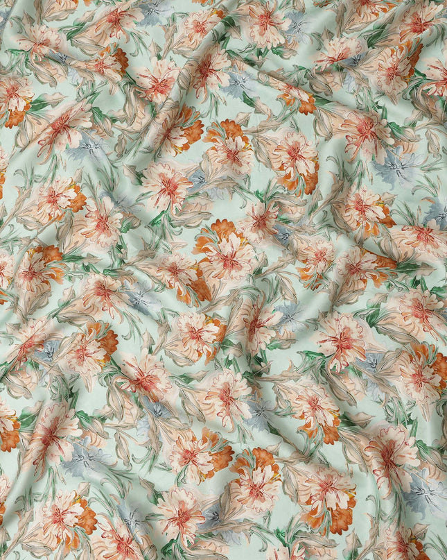 Multicolor Viscose Modal Satin Fabric 110cm – Buy Online