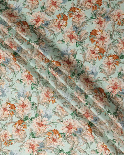Multicolor Viscose Modal Satin Fabric 110cm – Buy Online