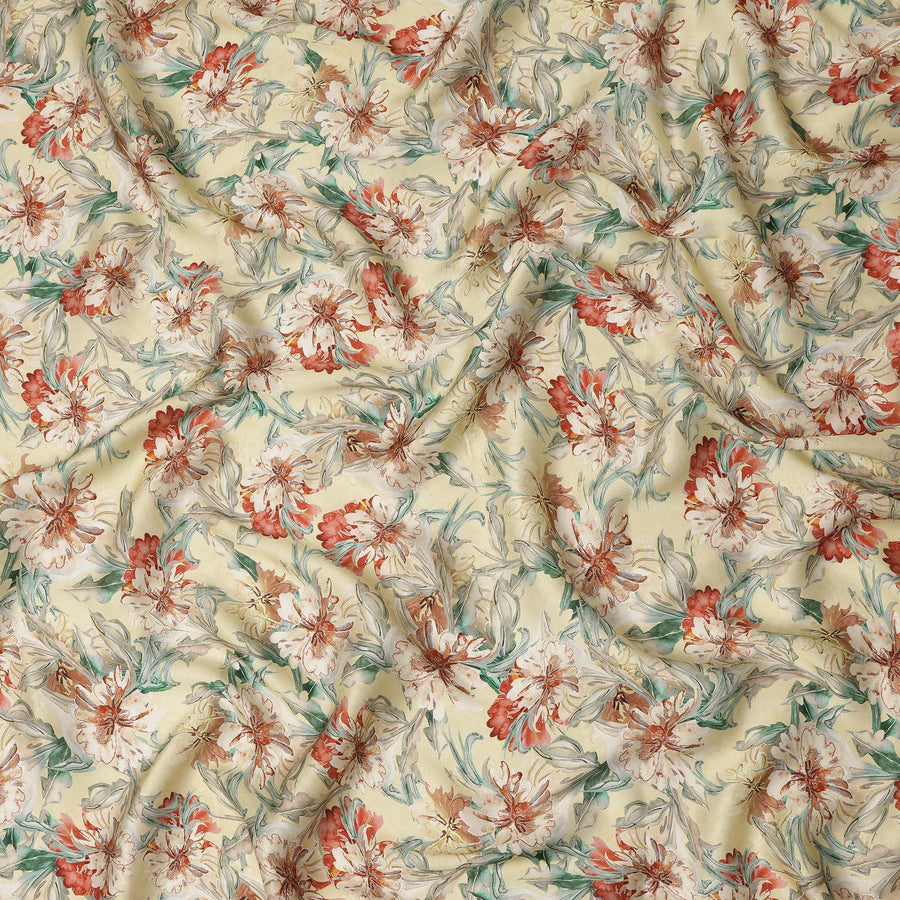 Multicolor Viscose Modal Satin Fabric 110cm – Buy Online