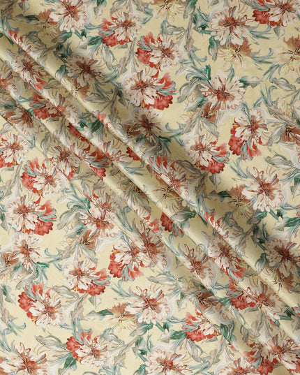 Multicolor Viscose Modal Satin Fabric 110cm – Buy Online