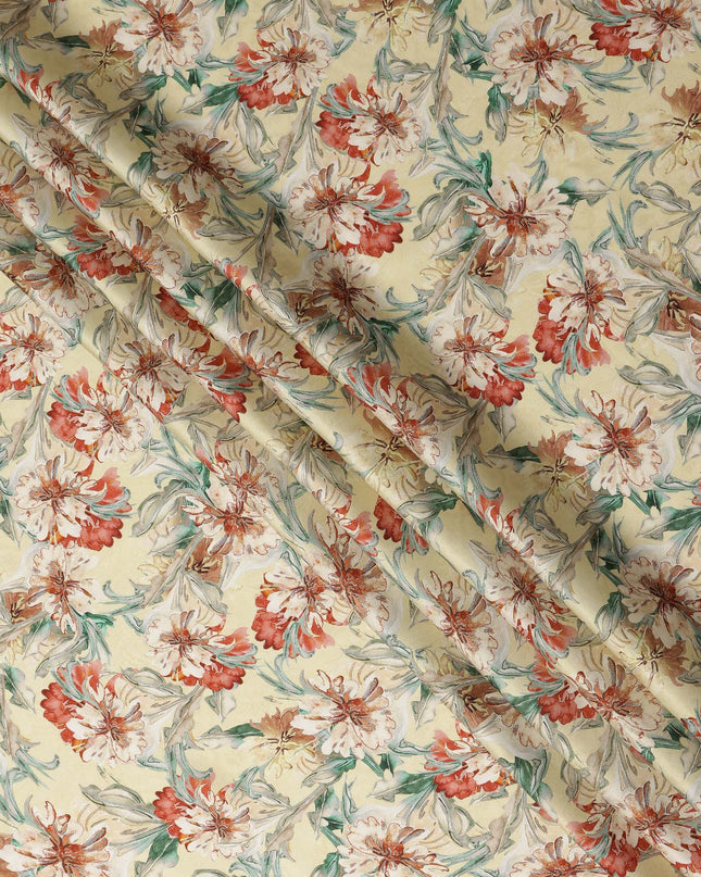 Multicolor Viscose Modal Satin Fabric 110cm – Buy Online