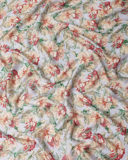 Multicolor Viscose Modal Satin Fabric 110cm – Buy Online