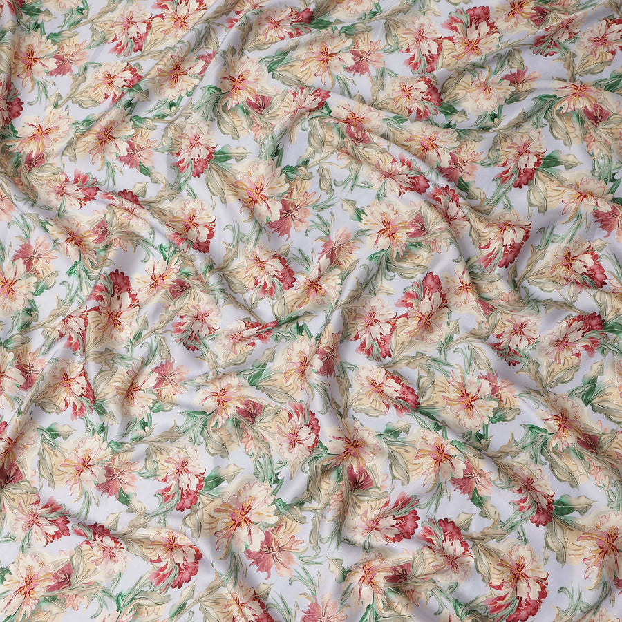 Multicolor Viscose Modal Satin Fabric 110cm – Buy Online