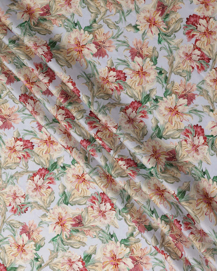 Multicolor Viscose Modal Satin Fabric 110cm – Buy Online