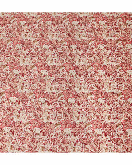 Red Viscose Modal Satin Fabric 110cm – Buy Online