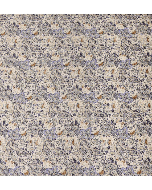 Blue Viscose Modal Satin Fabric 110cm – Buy Online