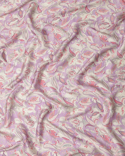Pink Viscose Modal Satin Fabric 110cm – Buy Online