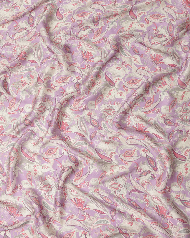 Pink Viscose Modal Satin Fabric 110cm – Buy Online