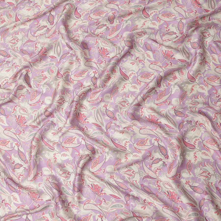 Pink Viscose Modal Satin Fabric 110cm – Buy Online