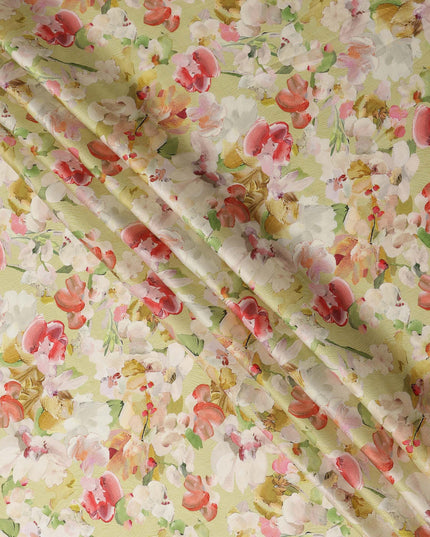 Multicolor Viscose Modal Satin Fabric 110cm – Buy Online